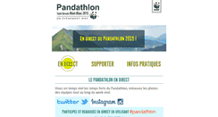 Desktop Screenshot of info.pandathlon.fr